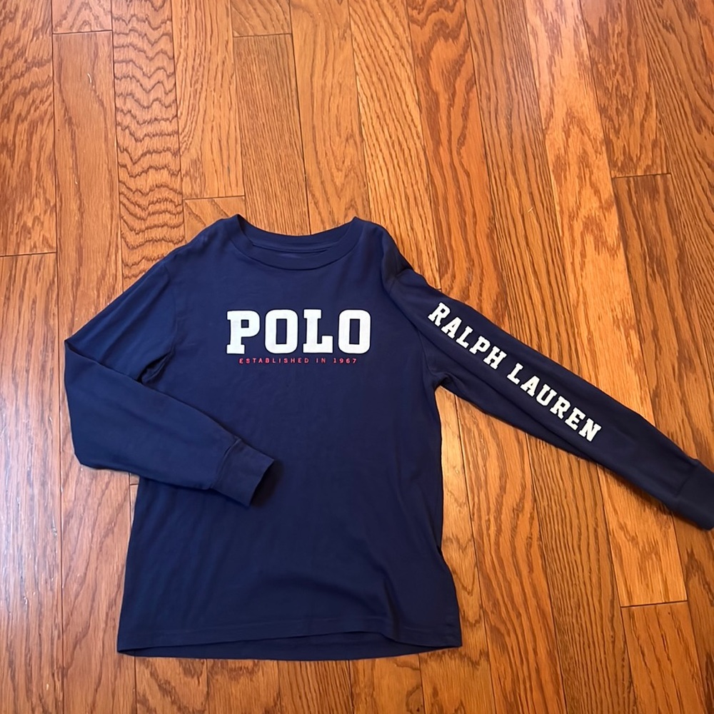 Polo Logo Long-Sleeve Tee